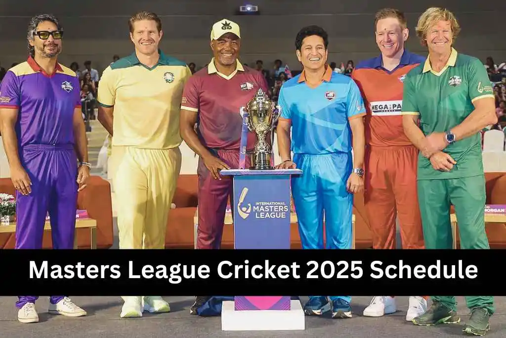 Masters League Cricket 2025 Schedule